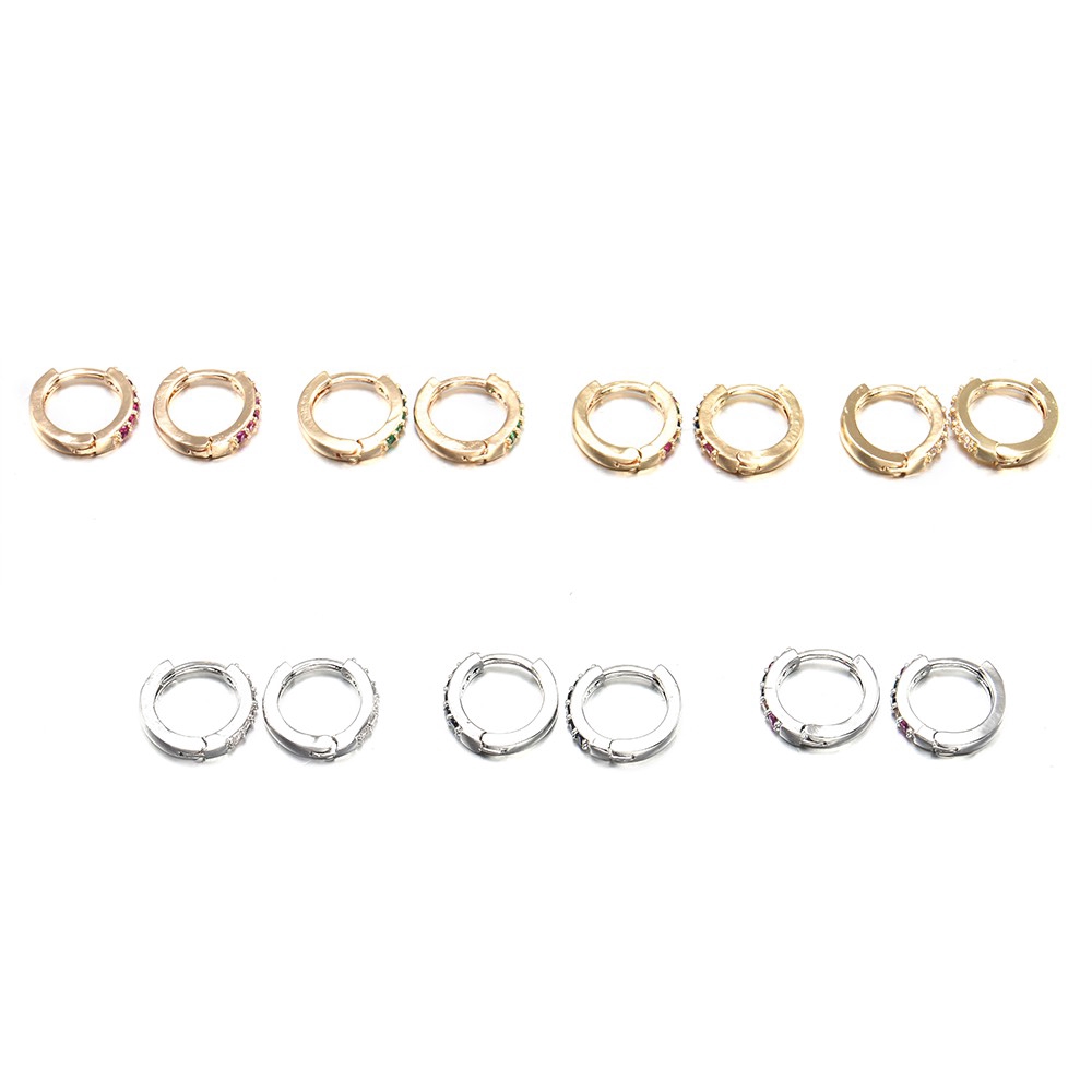 Bông Tai Khuyên Tròn Thời Trang Cá Tính Cho Nữ