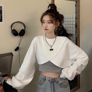 Set 2 Món Áo Croptop Đắp Chéo ( Kèm áo ba lỗ)💋