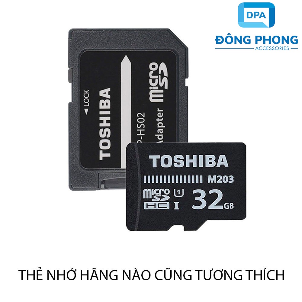 Adapter Thẻ Nhớ Toshiba Chuyển Đổi Thẻ Nhớ Micro SD Sang SD Chính Hãng