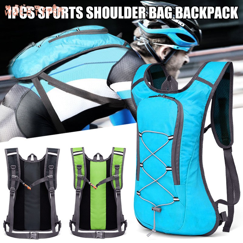 Túi đeo lưng siêu nhẹ chất liệu nylon thông thoáng có khóa eo thích hợp với vận động viên đua xe đạp