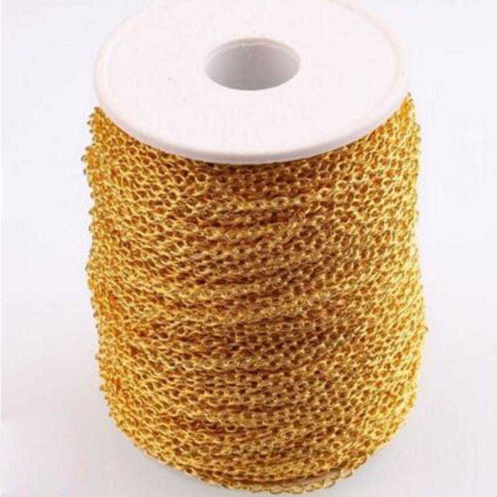 Dây Chuyền Mạ Vàng 4 * 3MM 10M Mặt Thánh Giá Độc Đáo