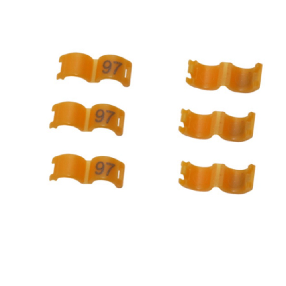 Bộ 10 Vòng Kẹp Nhựa 2.7 / 3 / 4 / 4.5mm Gắn Chân Chim Vẹt