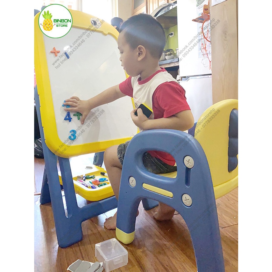 Bảng vẽ cho bé, Bảng và ghế các hình cho bé khủng long, ếch, gấu