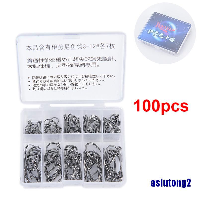 Hộp 100 móc câu bằng thép không gỉ