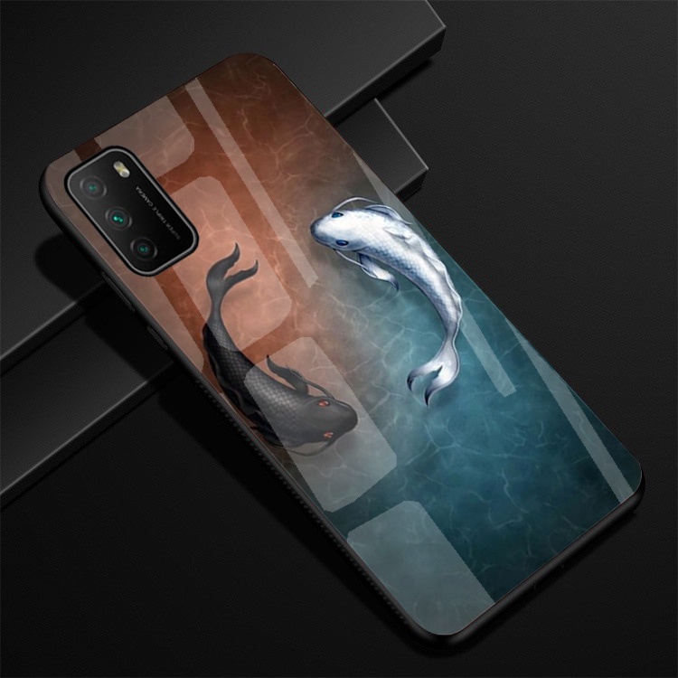 Ốp Lưng XIAOMI POCO M3 mặt kính cường lực cao cấp thiết kế Độc Quyền