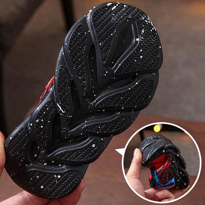 Giày Thể Thao Đế Có Đèn Led Phát Sáng Thời Trang Cho Bé Trai