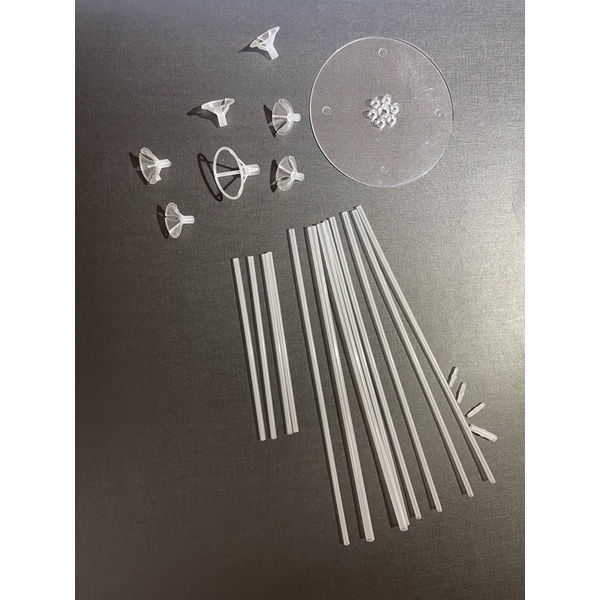 Trụ bóng mika 7 thanh giả bóng bay Hidro