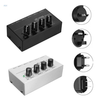 1 bộ trộn âm thanh MX400 4 kênh tiếng ồn thấp cho KTV Karaoke