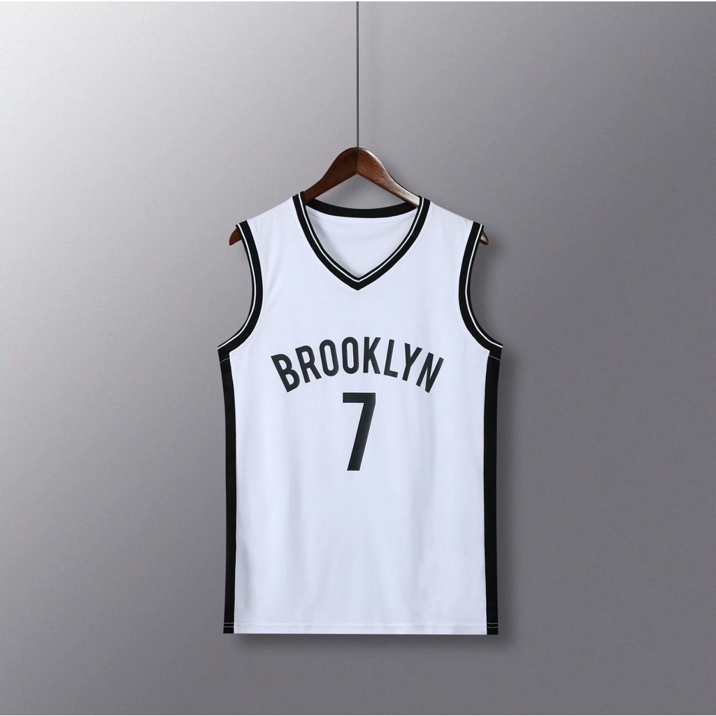 Áo bóng rổ in chữ Jersey Brooklyn Số 11 Kyrie Irving # 7 Kevin Durant