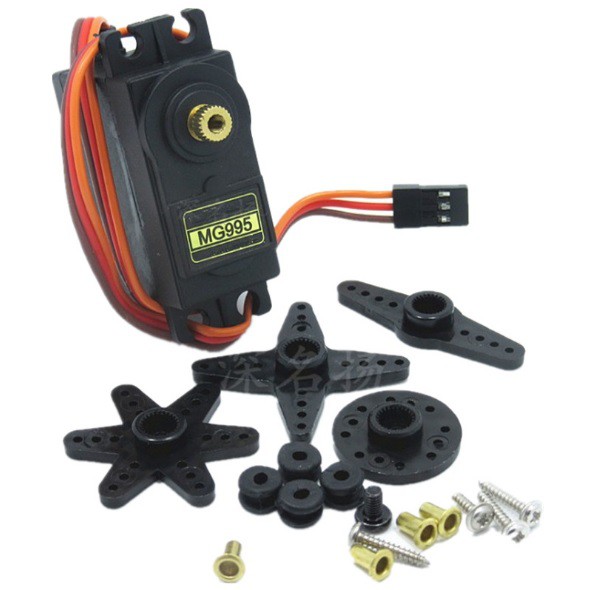 Motor RC Servo MG995 M996R bánh răng kim loại cho đồ chơi xe /trực thăng/tàu điều khiển từ xa Futaba JR DIY D00-105