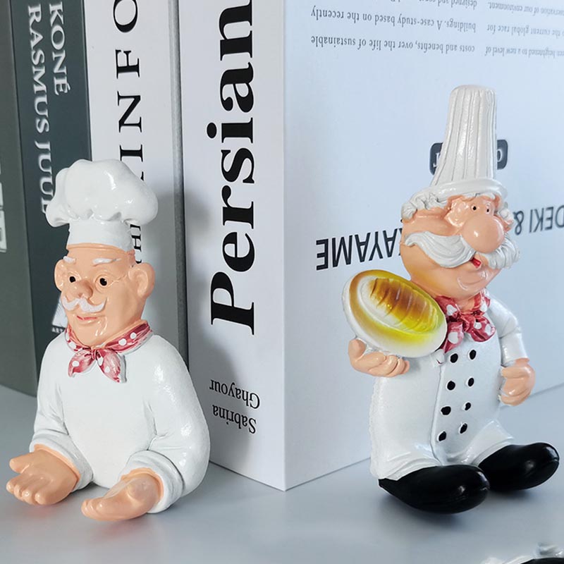 Móc Dán Tường Giữ Phích Cắm Kiểu Đầu Bếp Hoạt Hình Đáng Yêu Độc Đáo