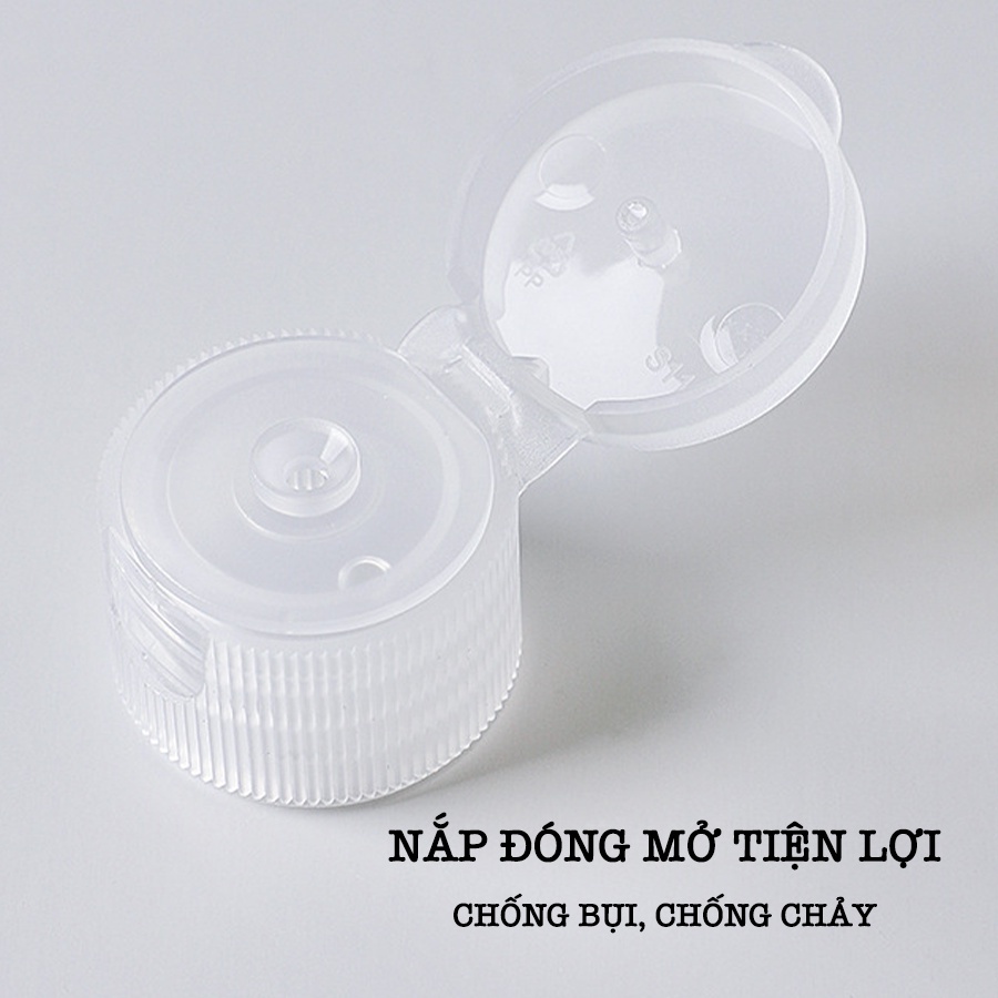 Túi Chiết Mỹ Phẩm, Dầu Gội, Sữa Tắm Có Thể Tái Sử Dụng,Túi Rỗng Trong Suốt Đựng Chất Lỏng Khi Đi Du Lịch 88309 SIÊUTHI88
