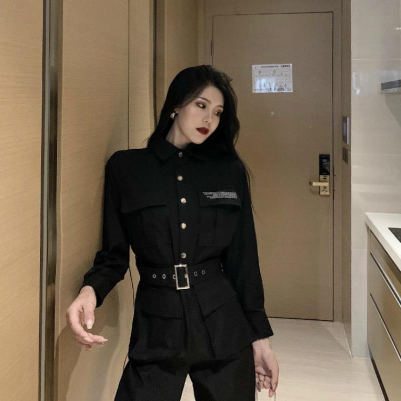 Áo liền quần dài tay cá tính thời trang mùa thu 2022 dành cho nữ