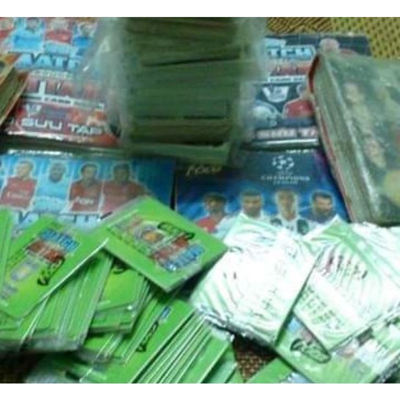 Thẻ cầu thủ bóng đá IN CUSTOM ngẫu nhiên size Poca MATCH ATTAX CÁC MÙA GIẢI TỪ 2010-2022 thẻ in custom ST STORE CARD