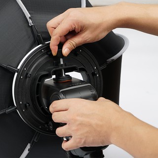 Softbox bát giác Triopo KS65 cho đèn flash speedlite Quick