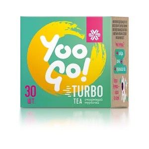 [ CHÍNH HÃNG Date 2025] - Trà thảo mộc Yoo Go Turbo Tea siberian, Hỗ trợ giảm cân , cải thiện hệ tiêu hóa - hộp 30 gói