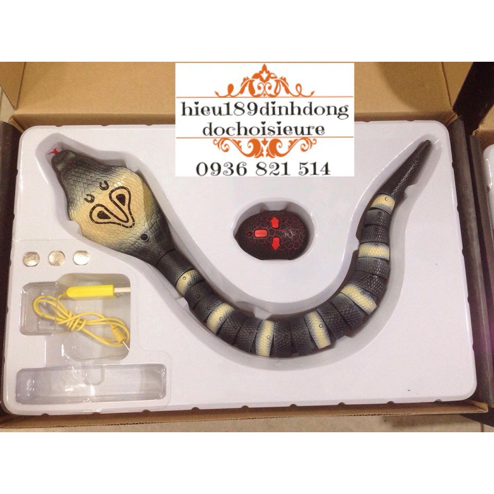 FREESHIP ĐƠN 99K_ Rắn hổ mang Naija Cobra điều khiển từ xa loại to đẹp