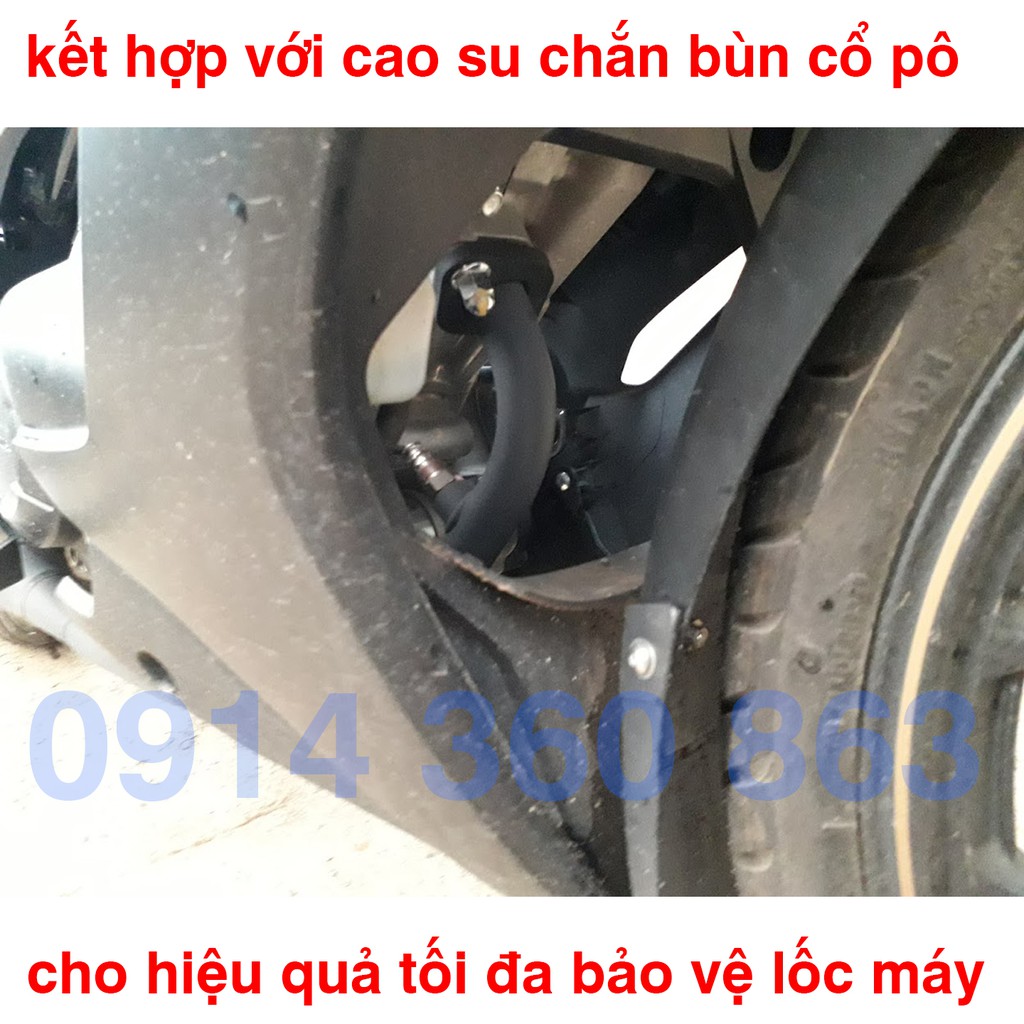 Miếng nối dài dè chắn bùn trước Winner X 150 kèm ốc