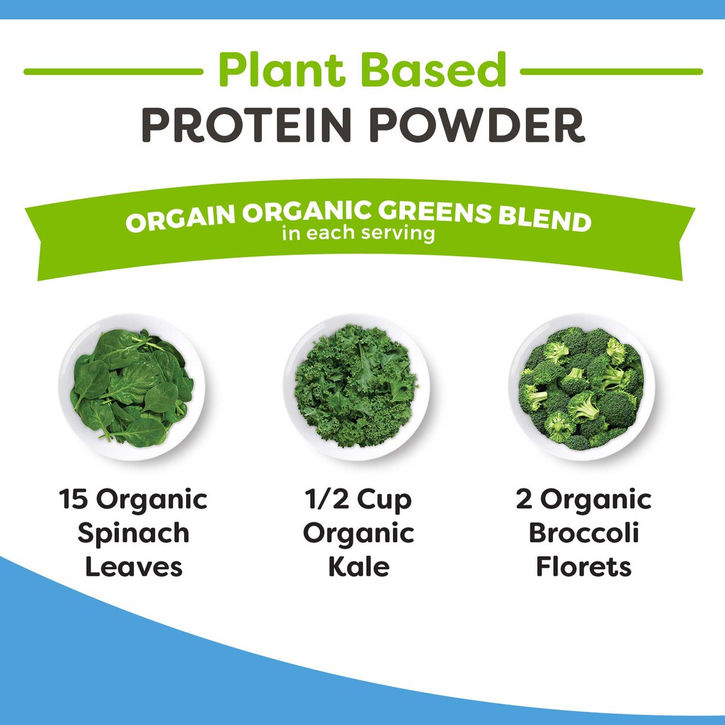 Bột Orgain Organic Protein bổt đạm thực vật hữu cơ 918g [Hàng Mỹ]