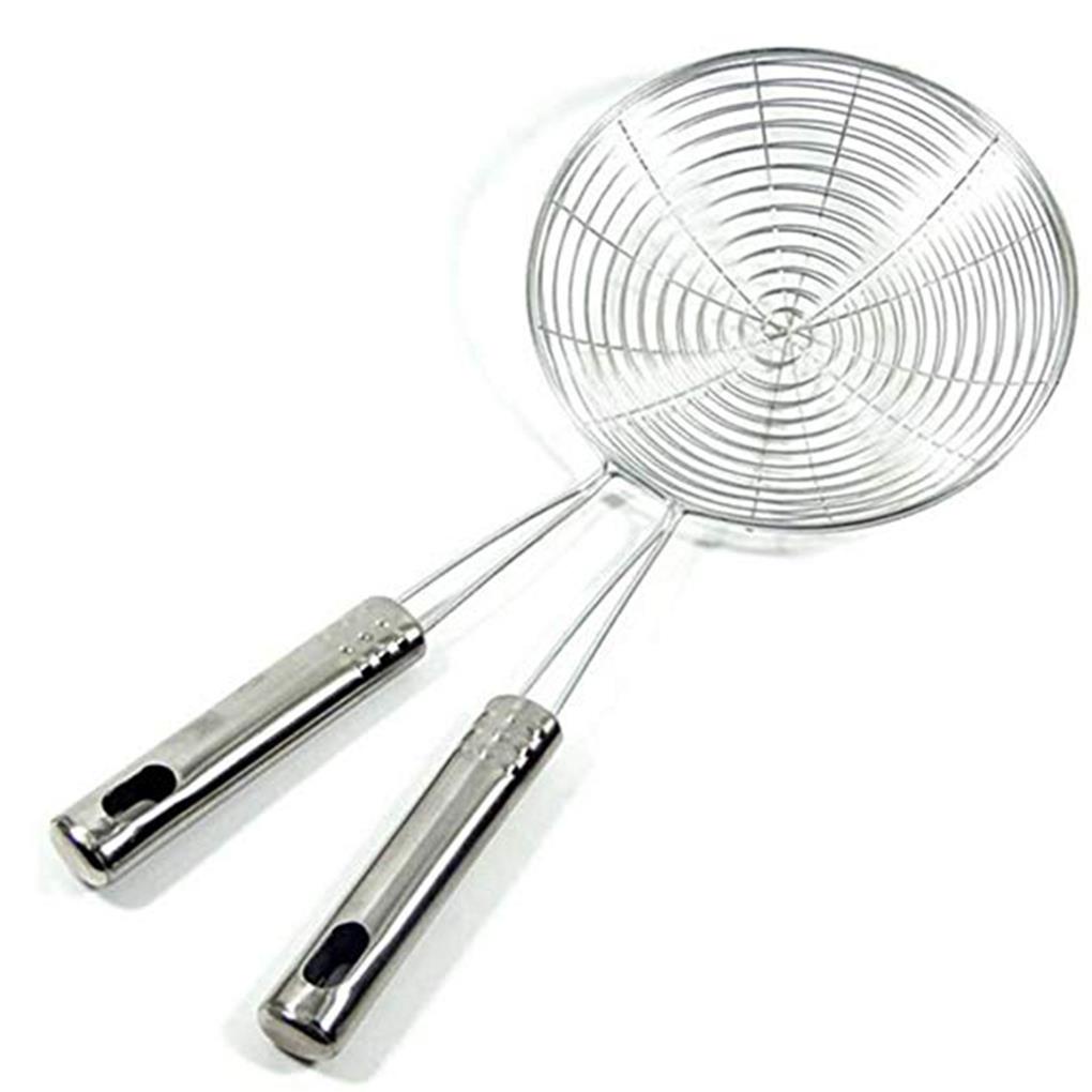 Strainers Stainless Steel Colander Filter Draining Scoop Kitchen Dumplings Vegetables Skimmer Drainer for Restaurant