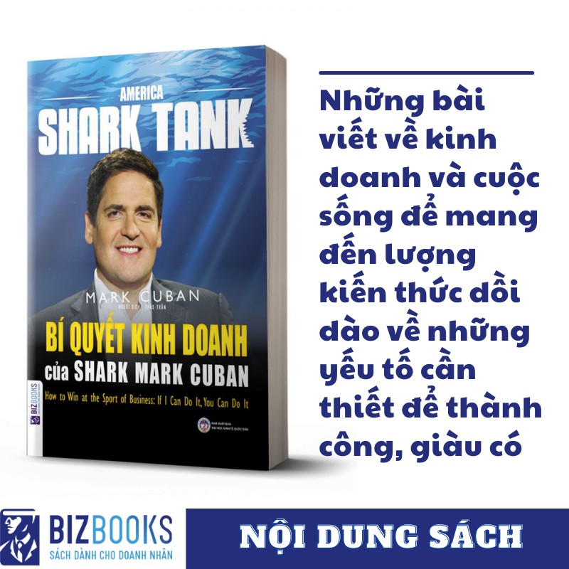 BIZBOOKS - Sách - AMERICA SHARK TANK - Bí quyết kinh doanh của SHARK MARK CUBAN