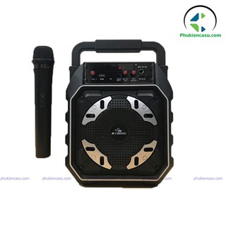 Loa karaoke mini K98 kèm mic không dây loa karaoke giá rẻ