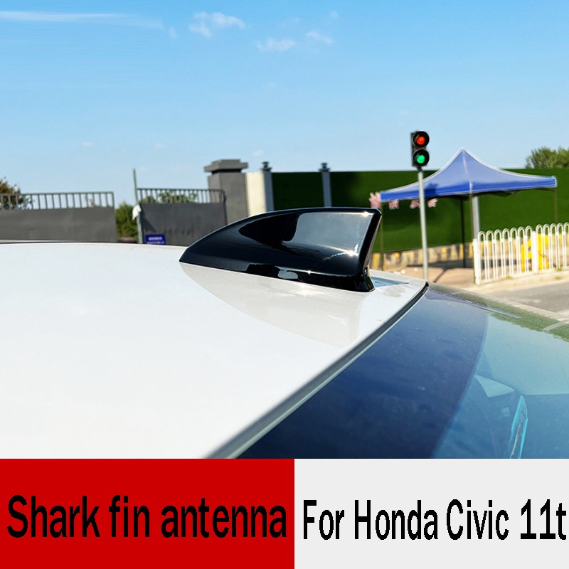 Ăng Ten Thu Sóng Radio Hình Vây Cá Mập Màu Đen Dành Cho Ô Tô Honda Civic 11T 2022
