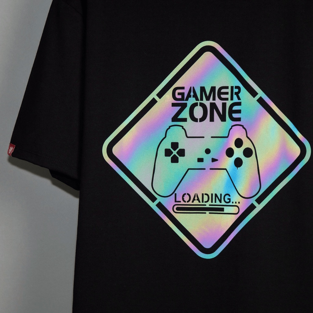 Áo thun phản quang Game zone 7 màu nam nữ Unisex vải cotton xịn dày co dãn hàng cao cấp PQ29