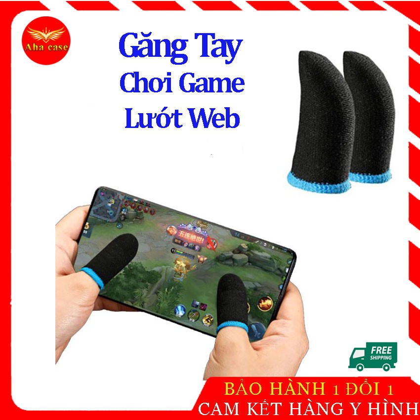 Bộ Găng Tay Bọc Ngón Chơi Game Chống Thấm Mồ Hôi, bao tay tăng độ nhạy cảm ứng chơi Game, lướt web