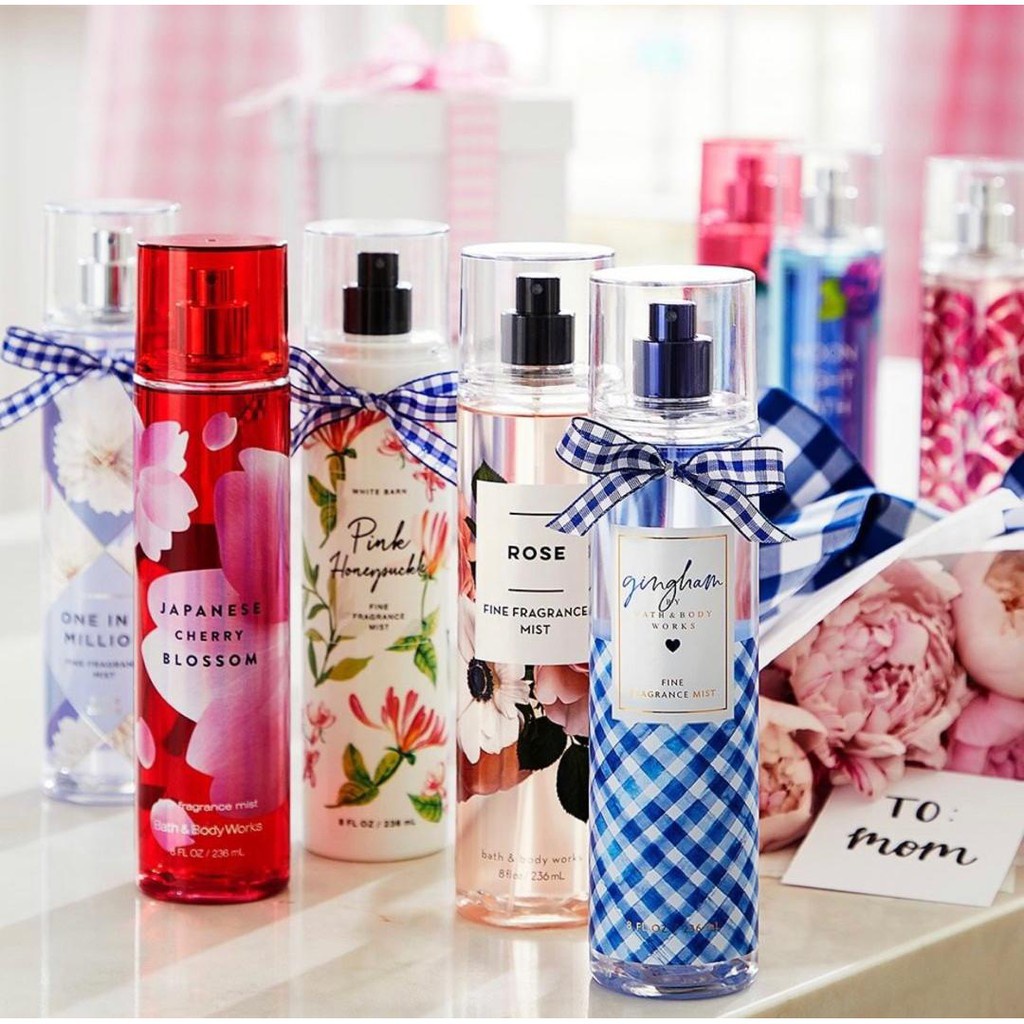 ⛅ Xịt thơm toàn thân bodymist Bath & Body Works các mùi