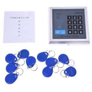 Bộ điều khiển khóa RFID và 10 thiết bị xác thực điện tử key fob
