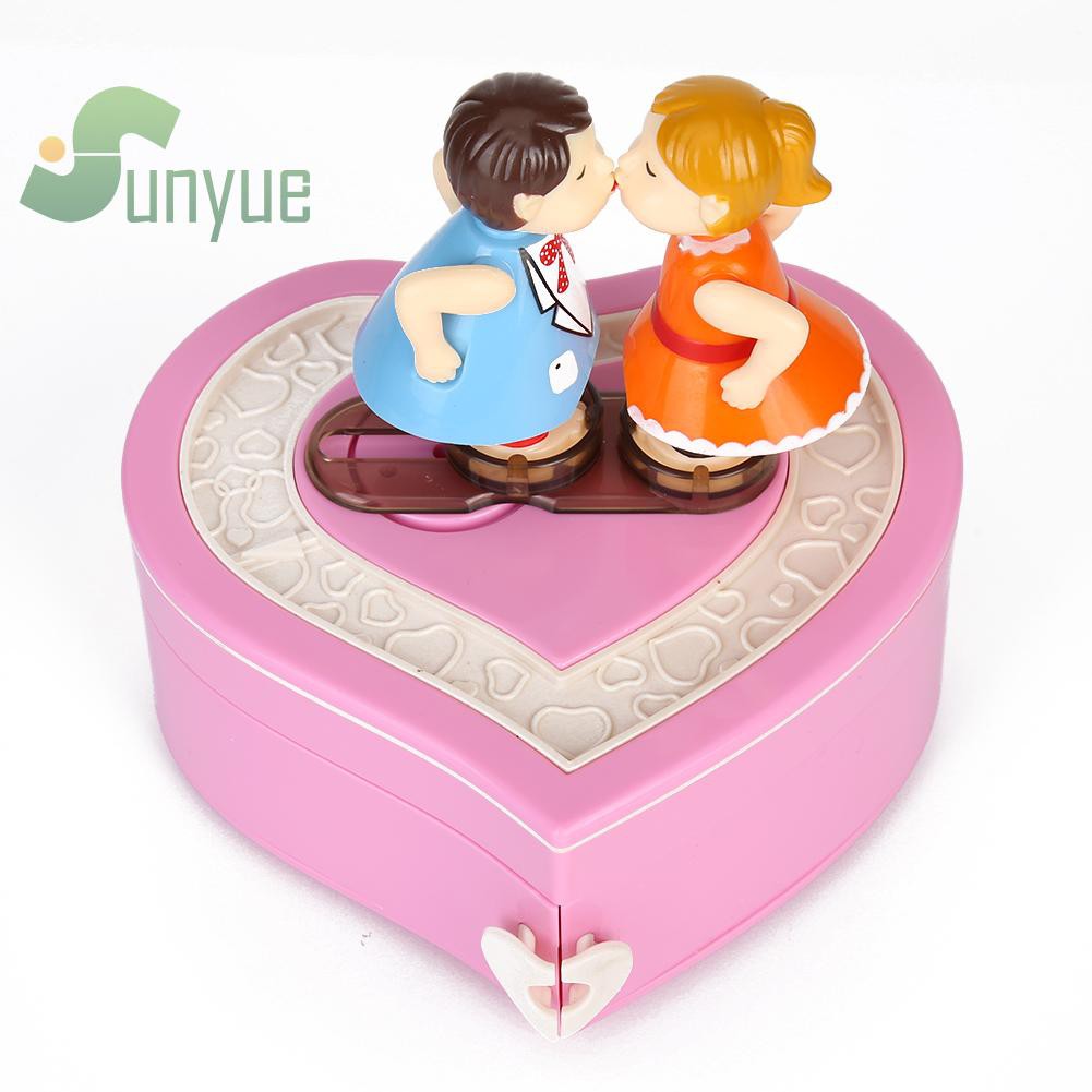 (Mới) Hộp Nhạc Xoay Phong Cách Retro Trang Trí Phòng Cưới / Valentine