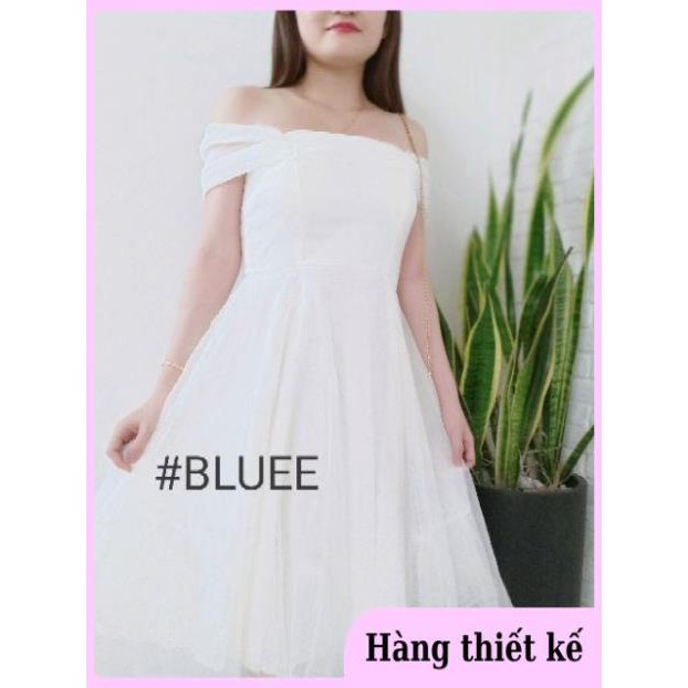 ( Hàng cao cấp ) ĐẦM DỰ TIỆC ĐẦM TRẮNG TRỄ VAI XÒE PHỐI LƯỚI MINER DRESS SANG TRỌNG DỄ THƯƠNG | BigBuy360 - bigbuy360.vn