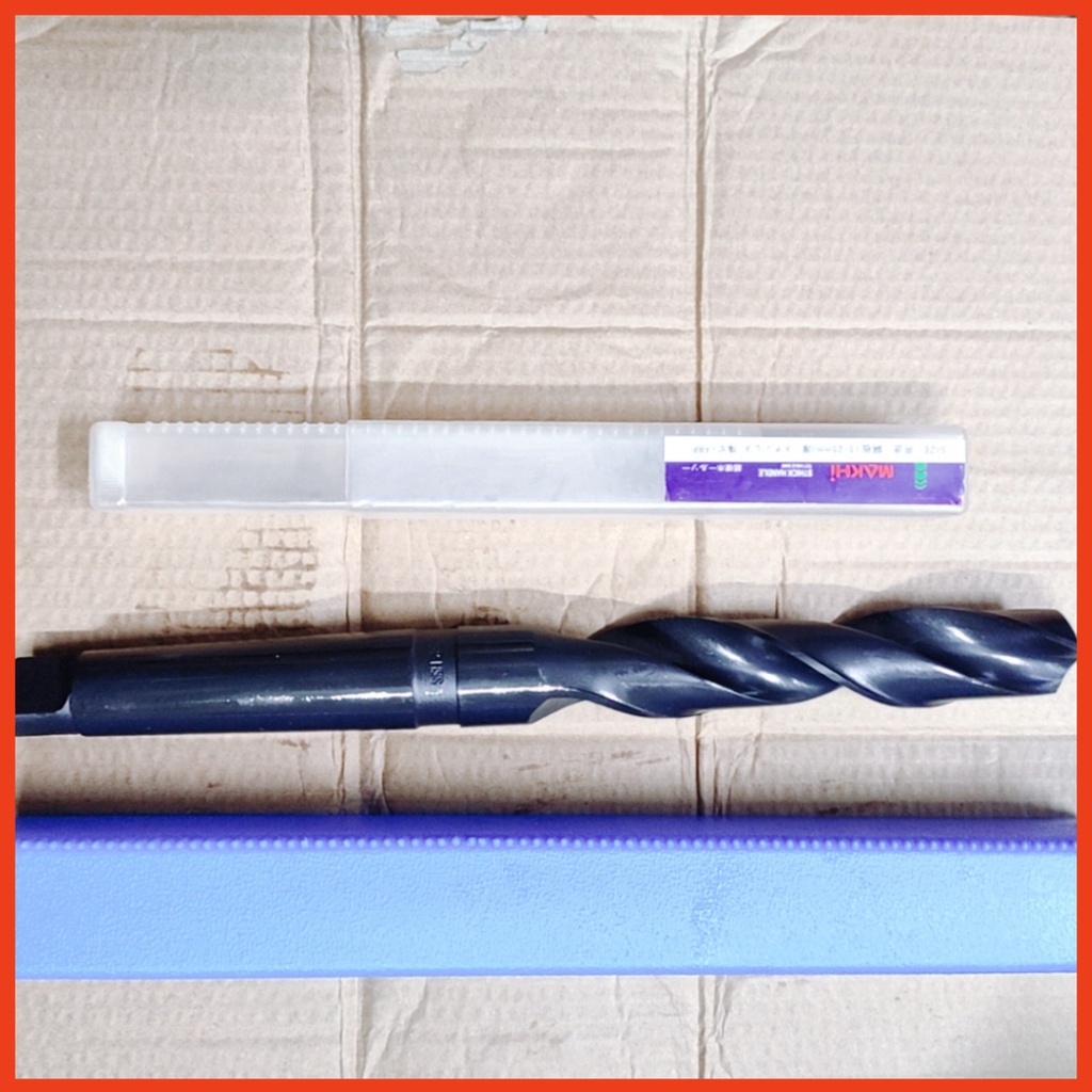 Mũi khoan chuôi côn 23.5mm, chuôi côn MT3, chiều dài lưỡi 155mm,chiều dài tổng 253mm