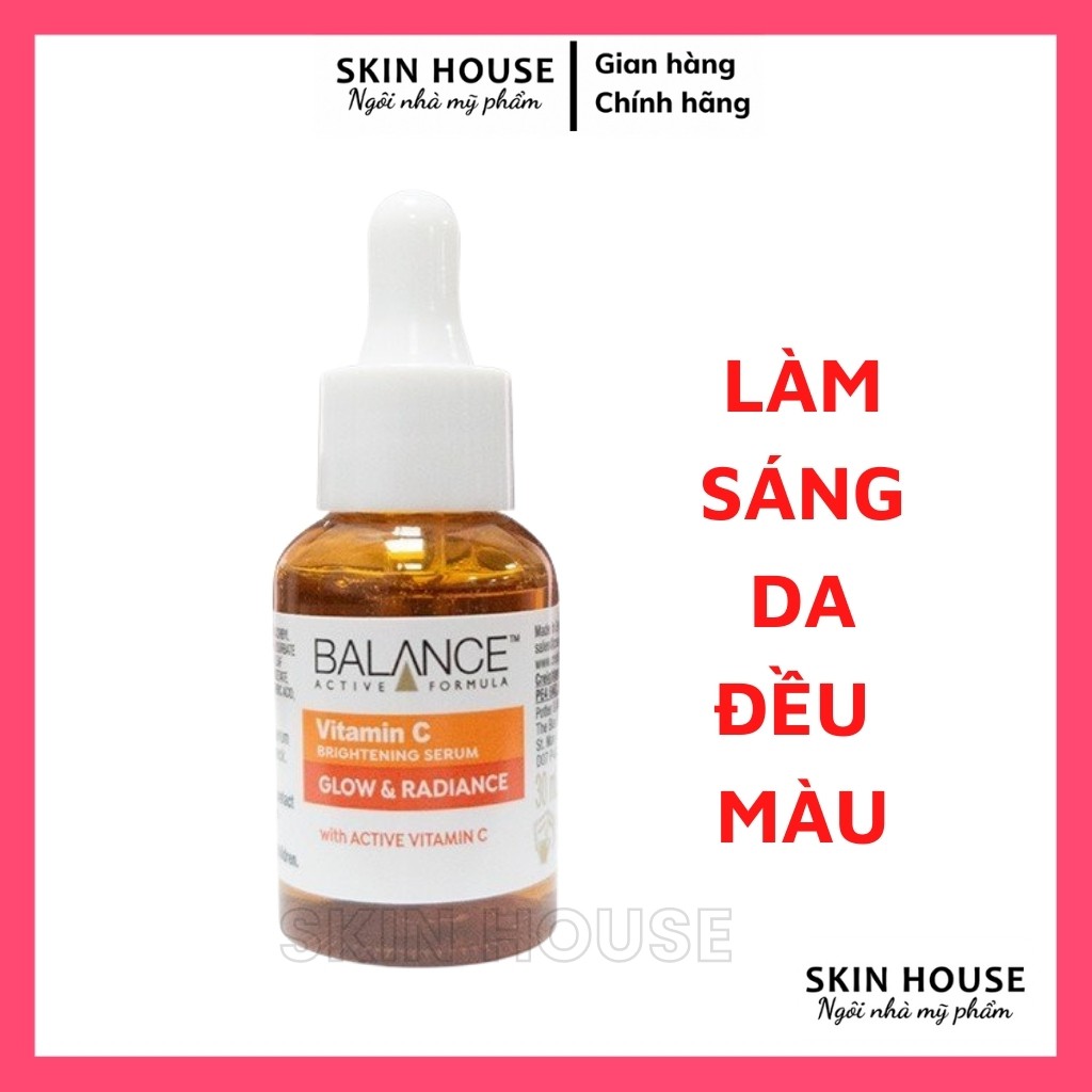 [Mã INCU10SEP giảm 15K đơn 50K] Serum Balance Vitamin C Brightening Serum Glow & Radiance - Tinh Chất VitaminC 30ml