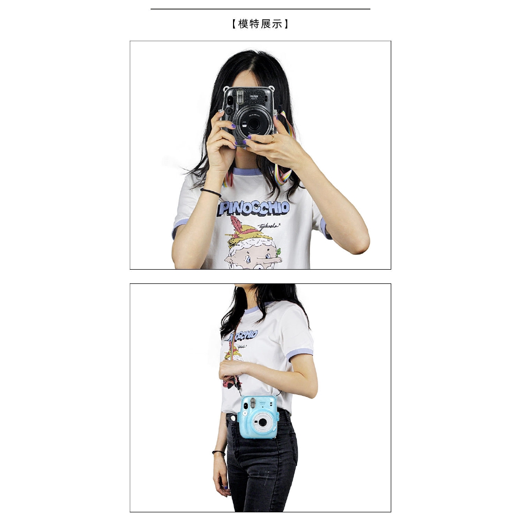 Vỏ Trong Suốt Bảo Vệ Máy Ảnh Fuji Fujifilm Instax Polaroid Mini11 Mini 11