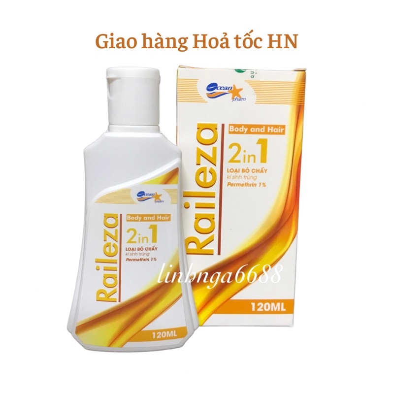 Dầu tắm gội loại bỏ chấy  và ký sinh trùng Raileza
