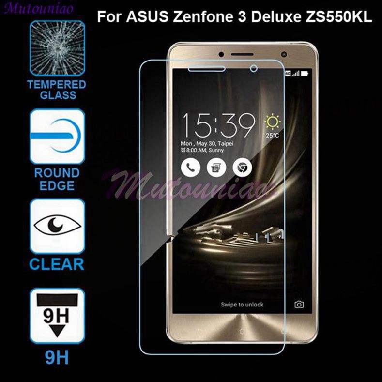 2 Kính Cường Lực Bảo Vệ Màn Hình Cho Asus Zenfone 3 Deluxe Zs550Kl