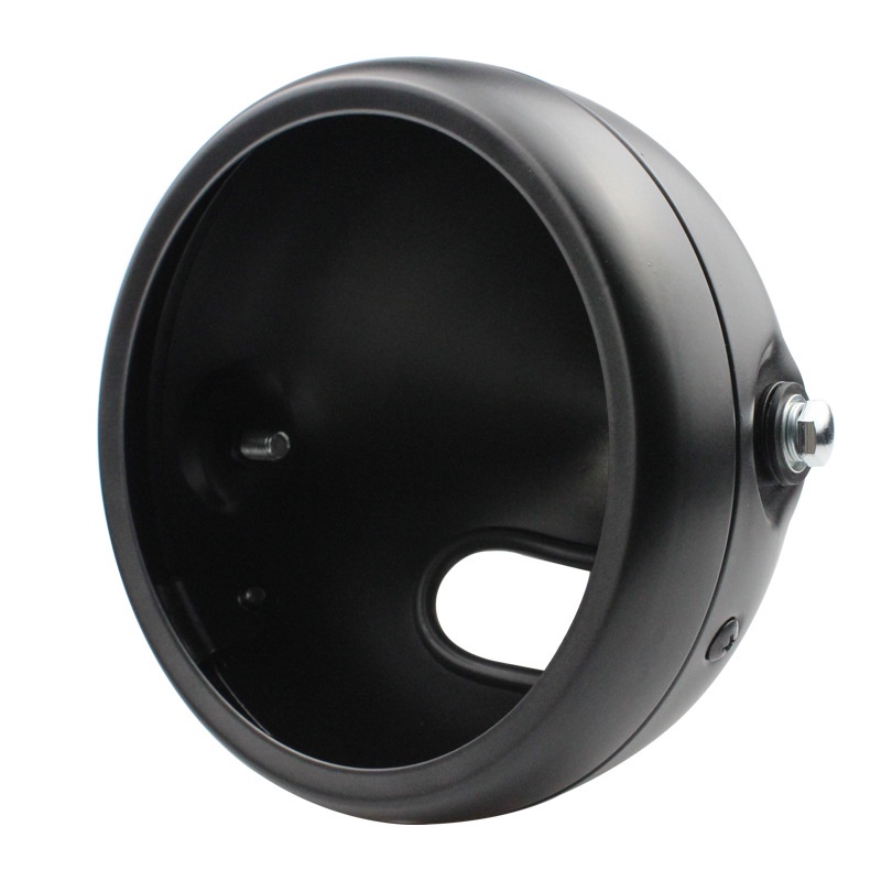 Đèn Pha 5-3 / 4 Inch 5.75 Inch Màu Đen Chất Lượng Cao Cho Xe Mô Tô