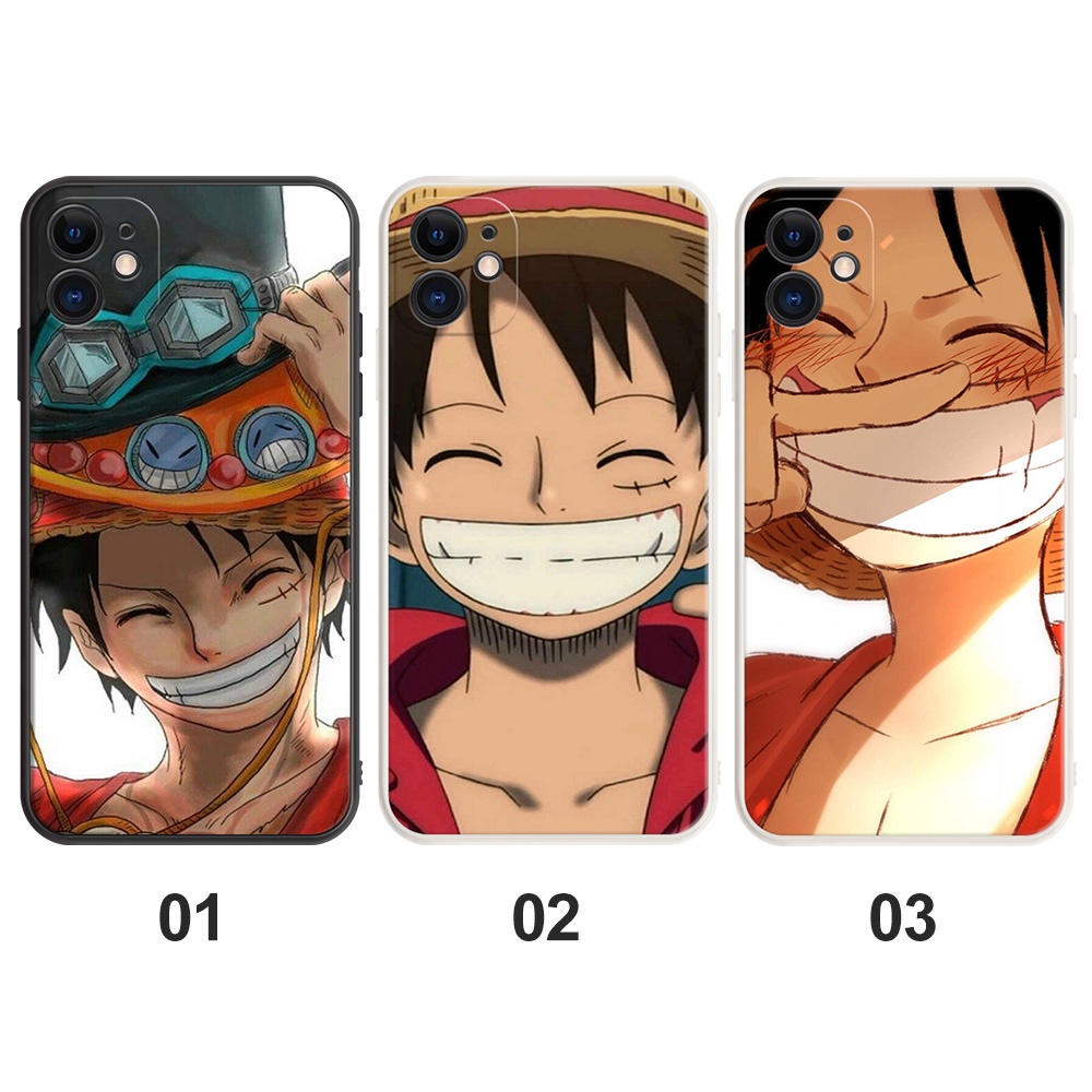 Ốp điện thoại Luffy 3 kiểu cho iPhone 11 Pro Max iPhone 7 8 6 6s Plus iPhone X XS XR Max H081