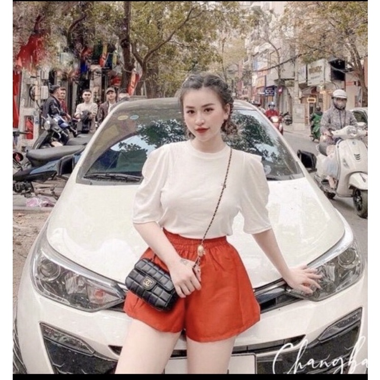 Quần short tacta phồng nhiều màu siêu hot