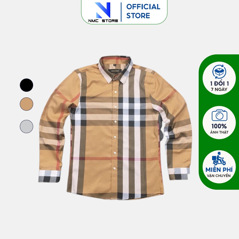Áo Sơ Mi Kẻ Bub Nam Dài Tay - NMC STORE