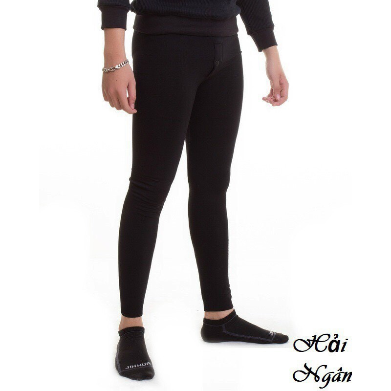 Quần giữ nhiệt Nam lót nỉ chống lạnh siêu ấm, Shop bao chất.
