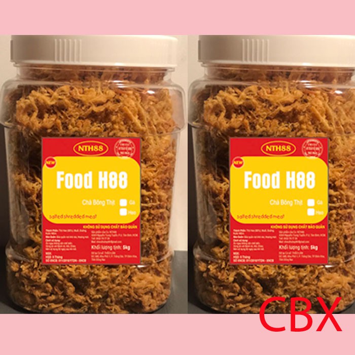 1Kg chà bông xù đóng hũ / quà tặng cao cấp