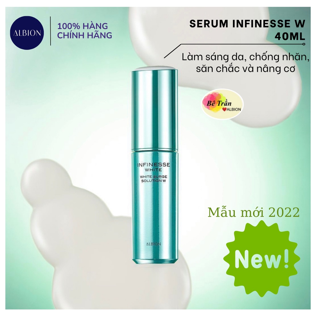 Tổng hợp đầy đủ dòng Infinesse white Mẫu mới làm sáng, nâng cơ