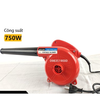 Máy thổi bụi cầm tay portable blower công suất 750w | máy hút bụi đa năng - mô tơ 100% dây đồng