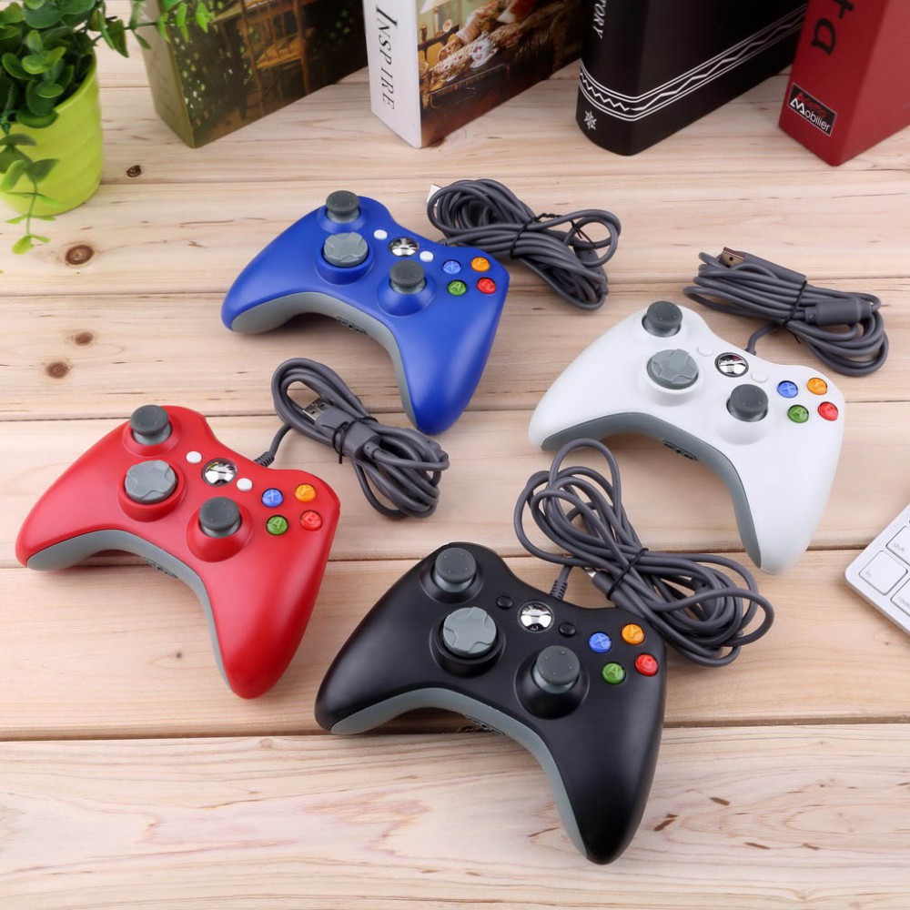 Tay cầm Chơi Game Microsoft Xbox 360 có dây full box - Tay cầm chơi game PC, Laptop cực tối ưu, chơi full football game