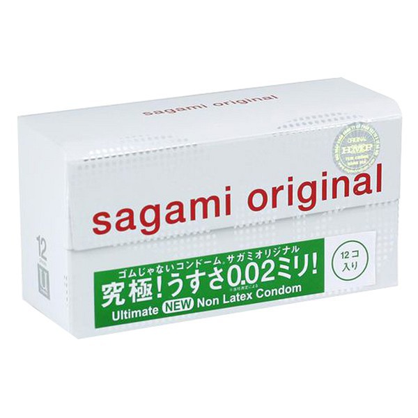 Bao cao su sagami 0.02 cao cấp siêu mỏng - 12 chiếc