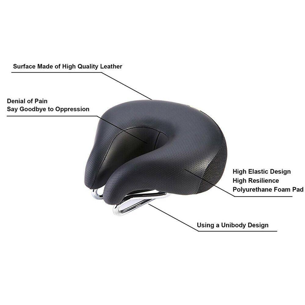 Yên Xe Đạp Bản Rộng Dày Heceh