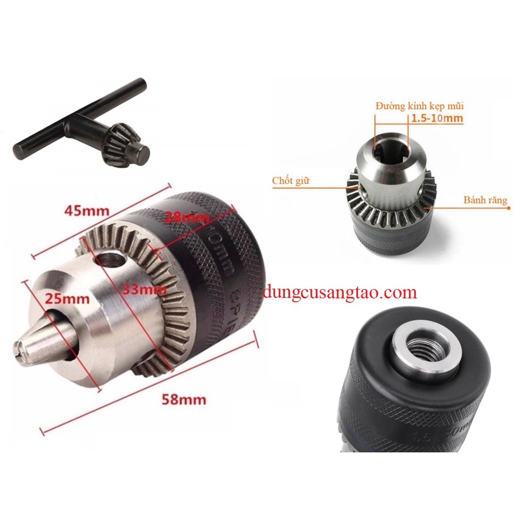 Đầu chuyển Máy mài thành Máy khoan